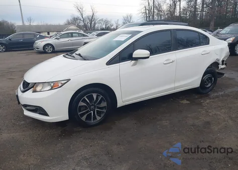 2014 Honda Civic Ex z USA, uszkodzony, nr VIN 2HGFB2F86EH531351